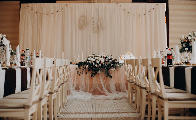 Wedding catering reception